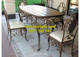 Bàn ghế sắt 36