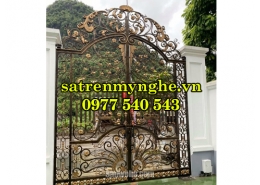Cửa công sắt mỹ thuật 33