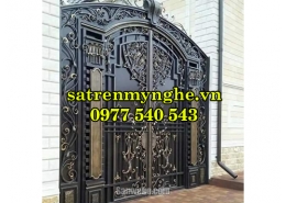 Cửa công sắt mỹ thuật 36