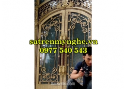 Cửa công sắt mỹ thuật 37