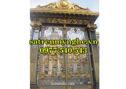 Cửa công sắt mỹ thuật 39