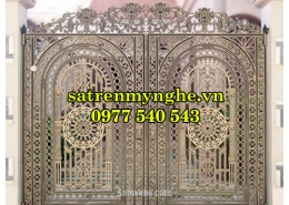Cửa công sắt mỹ thuật 41