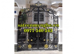 Cửa công sắt mỹ thuật 43