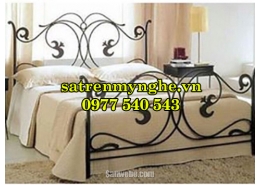 Giường sắt mỹ thuật 03