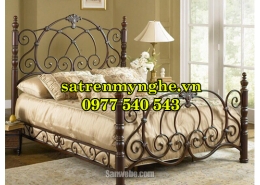 Giường sắt mỹ thuật 05