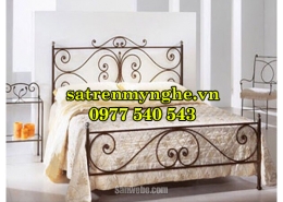 Giường sắt mỹ thuật 06