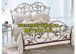 Giường sắt mỹ thuật 07